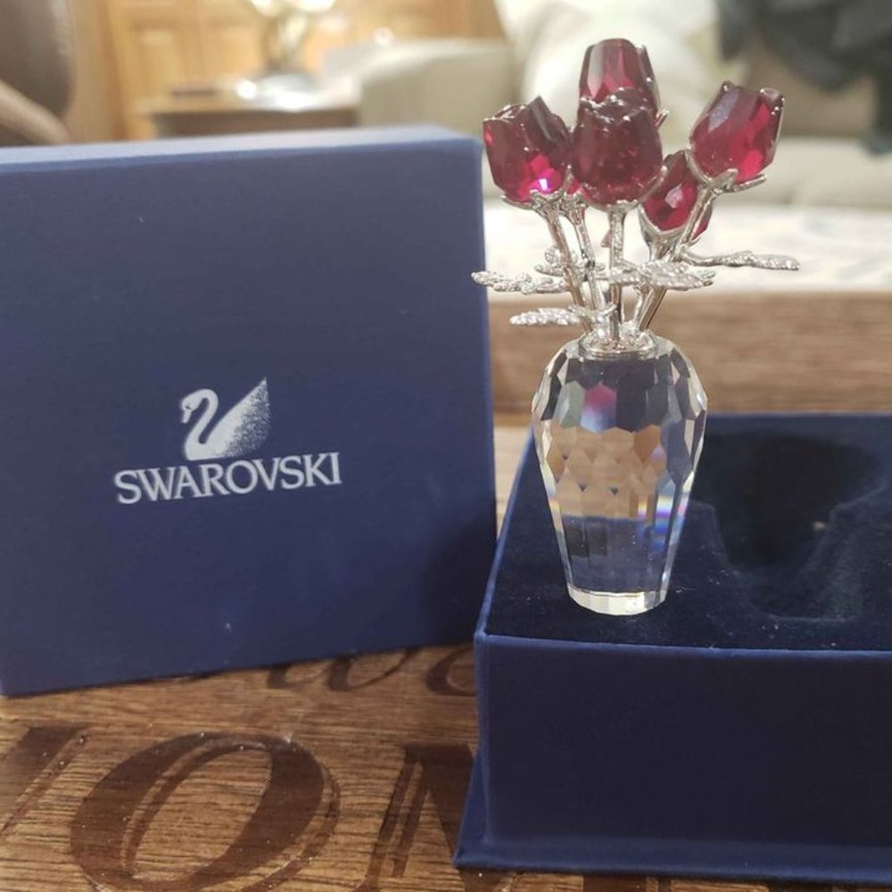 Swarovski rose bouquet